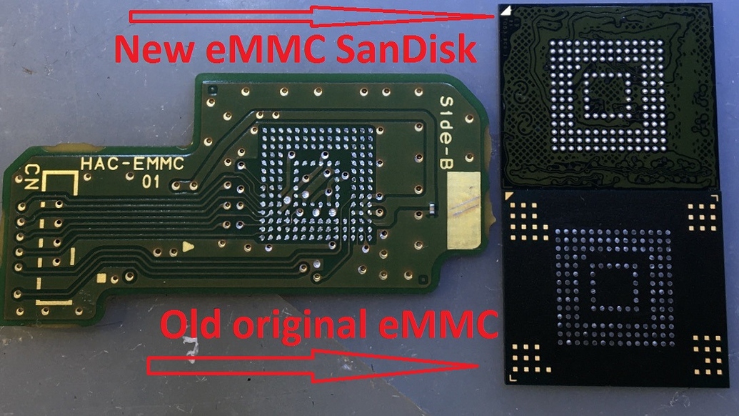 Nintendo Switch NAND upgrade - Nintendo Switch - TronicsFix