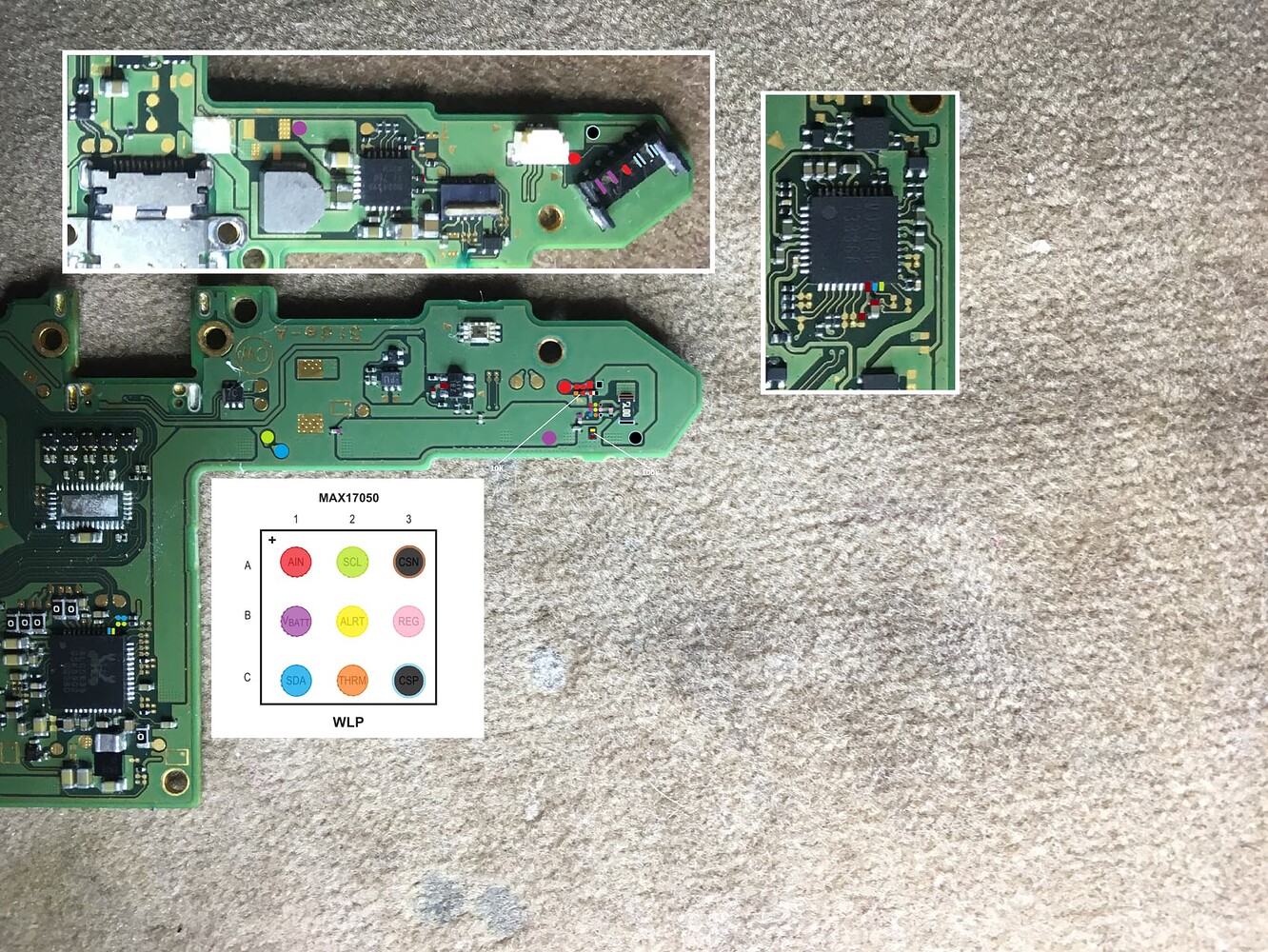 Components values around MAX17050 - Nintendo Switch - TronicsFix