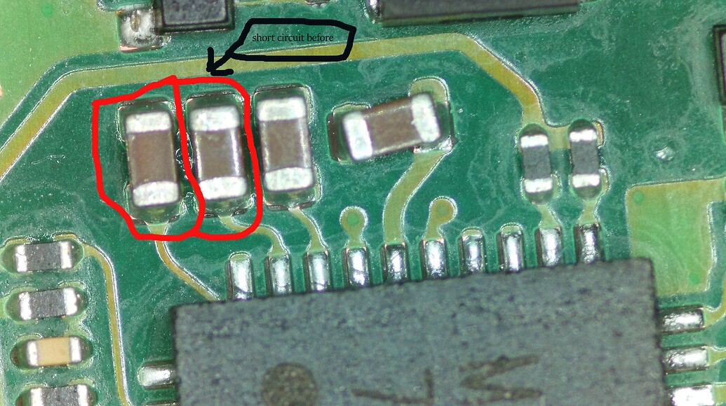 Error code on Nintendo switch, USB connector with bent pins, M92 chip ...