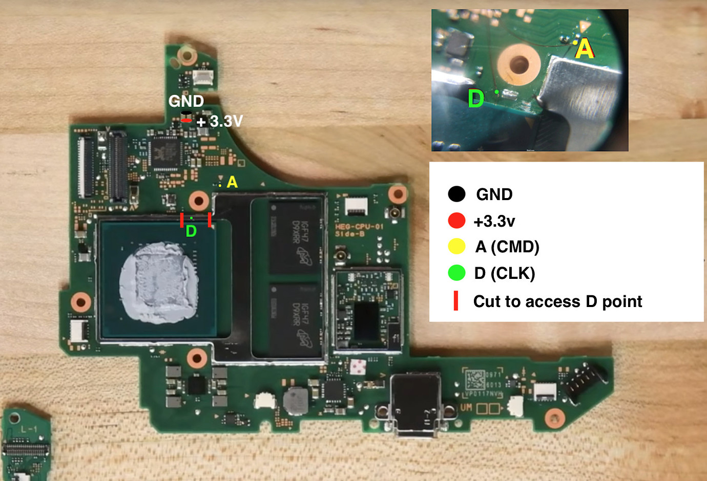 [Help] Switch OLED Modchip Alternative Point - Nintendo Switch - TronicsFix