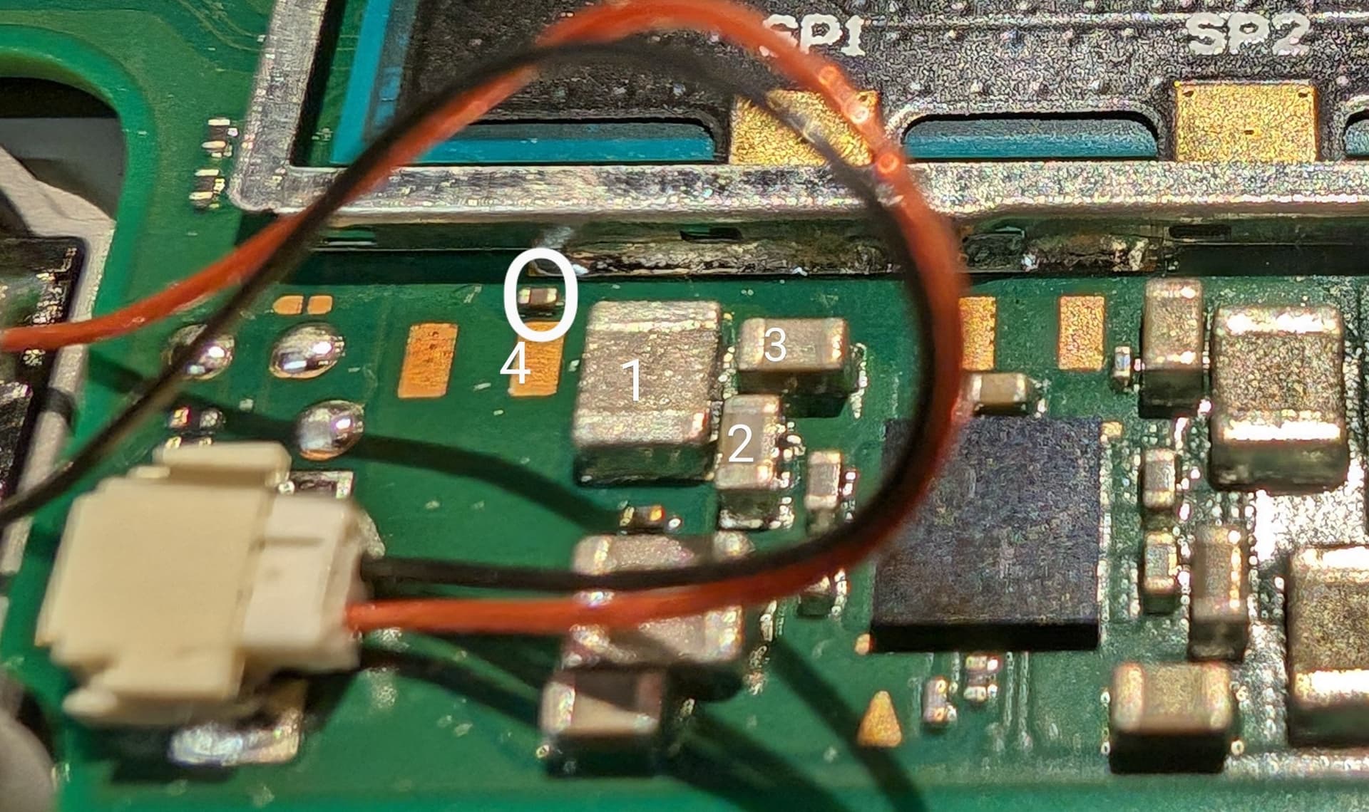 Parts close to apu and max77812 chip - Nintendo Switch - TronicsFix